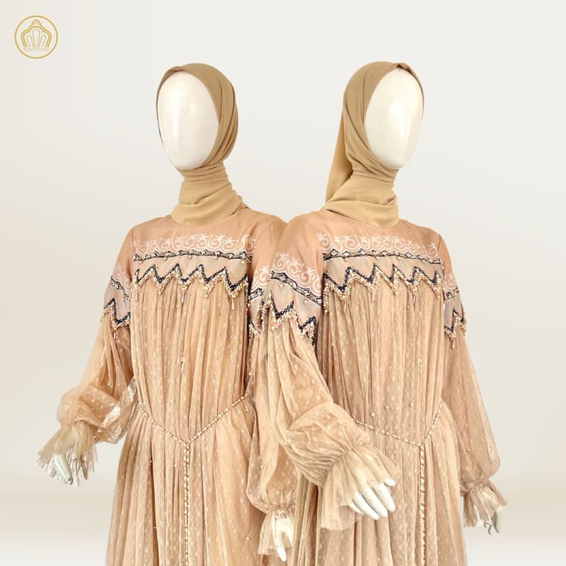 Elif Dress | Dress Exclusive | Dress Elegant | Dress kombinasi batik 3