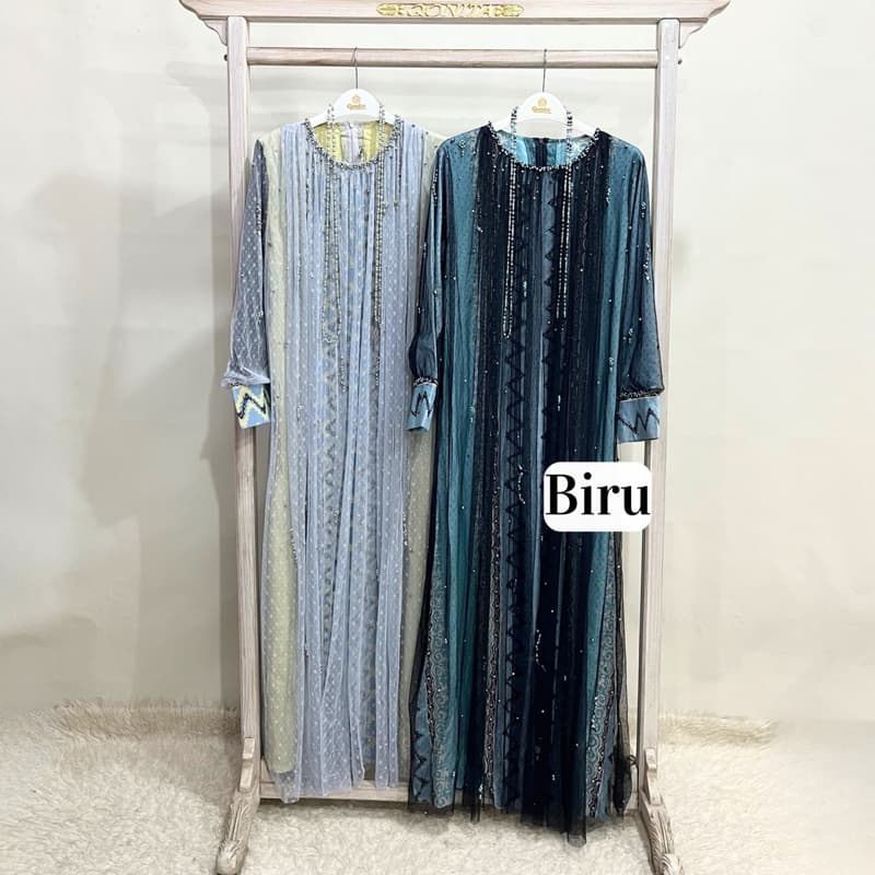 Ellen Dress | Elok Series | Dress Batik Pesta | Dress Batik Elegant | Dress Batik Payet | Dress Batik Soft | Dress Batik Modern 7