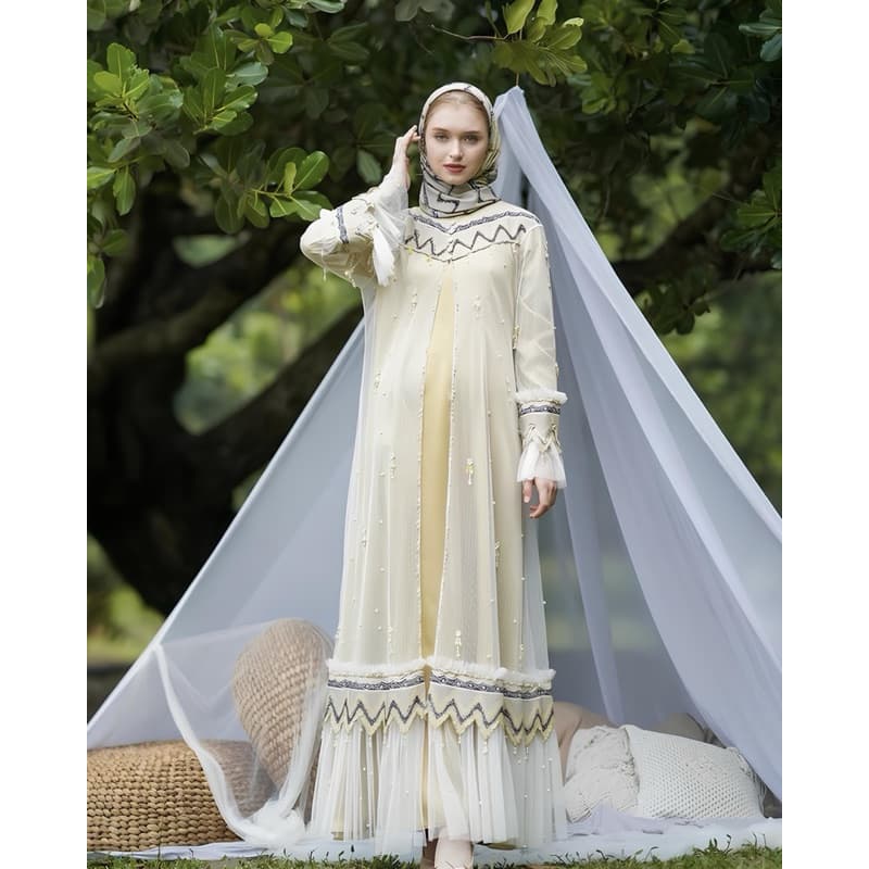 Elma Dress | Premium Dress | Premium Dress Batik | Dress Batik Elegant | Dress Batik Payet