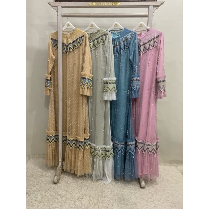Elma Dress | Premium Dress | Premium Dress Batik | Dress Batik Elegant | Dress Batik Payet 2
