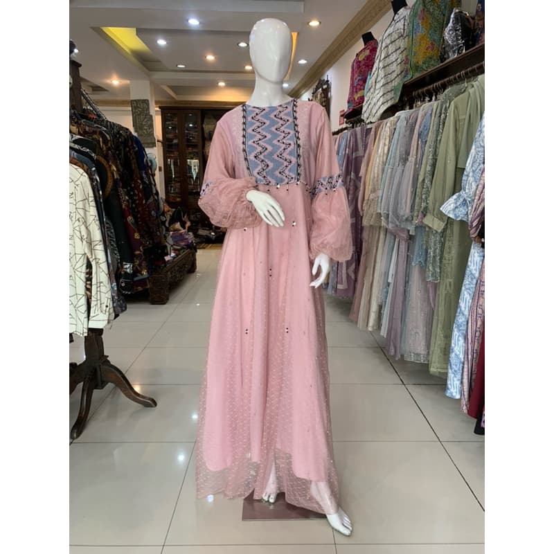 Gaun Adriella | Gaun Batik | Gaun Elegant | Gaun Pesta | Gaun Batik Premium