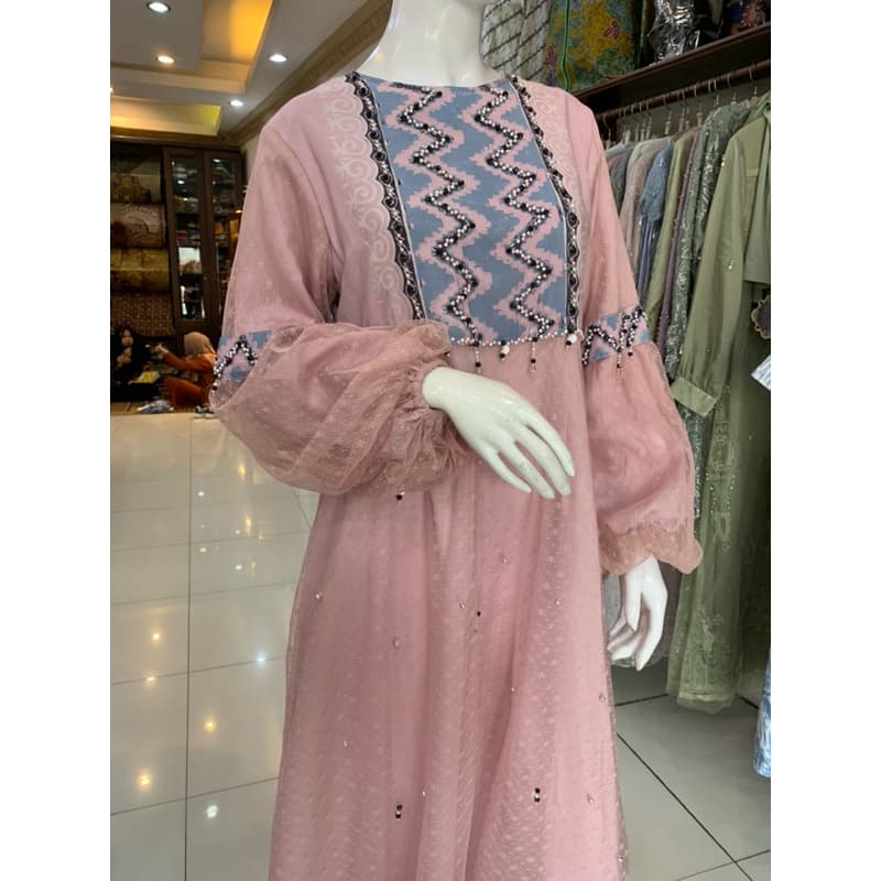 Gaun Adriella | Gaun Batik | Gaun Elegant | Gaun Pesta | Gaun Batik Premium 2