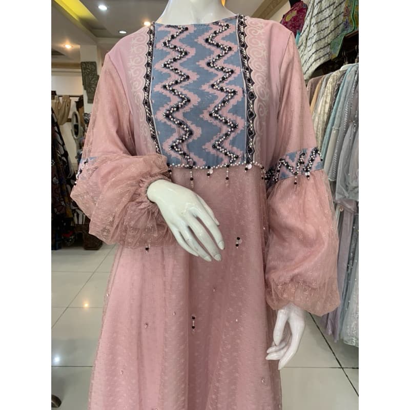 Gaun Adriella | Gaun Batik | Gaun Elegant | Gaun Pesta | Gaun Batik Premium 4