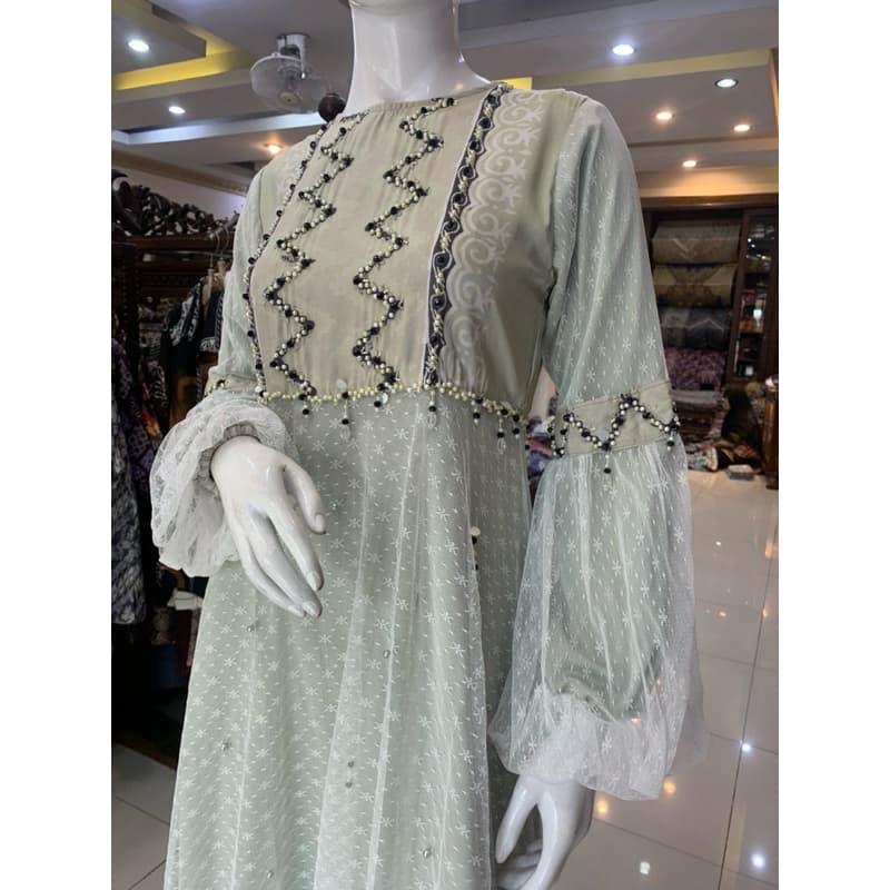 Gaun Adriella | Gaun Batik | Gaun Elegant | Gaun Pesta | Gaun Batik Premium 7