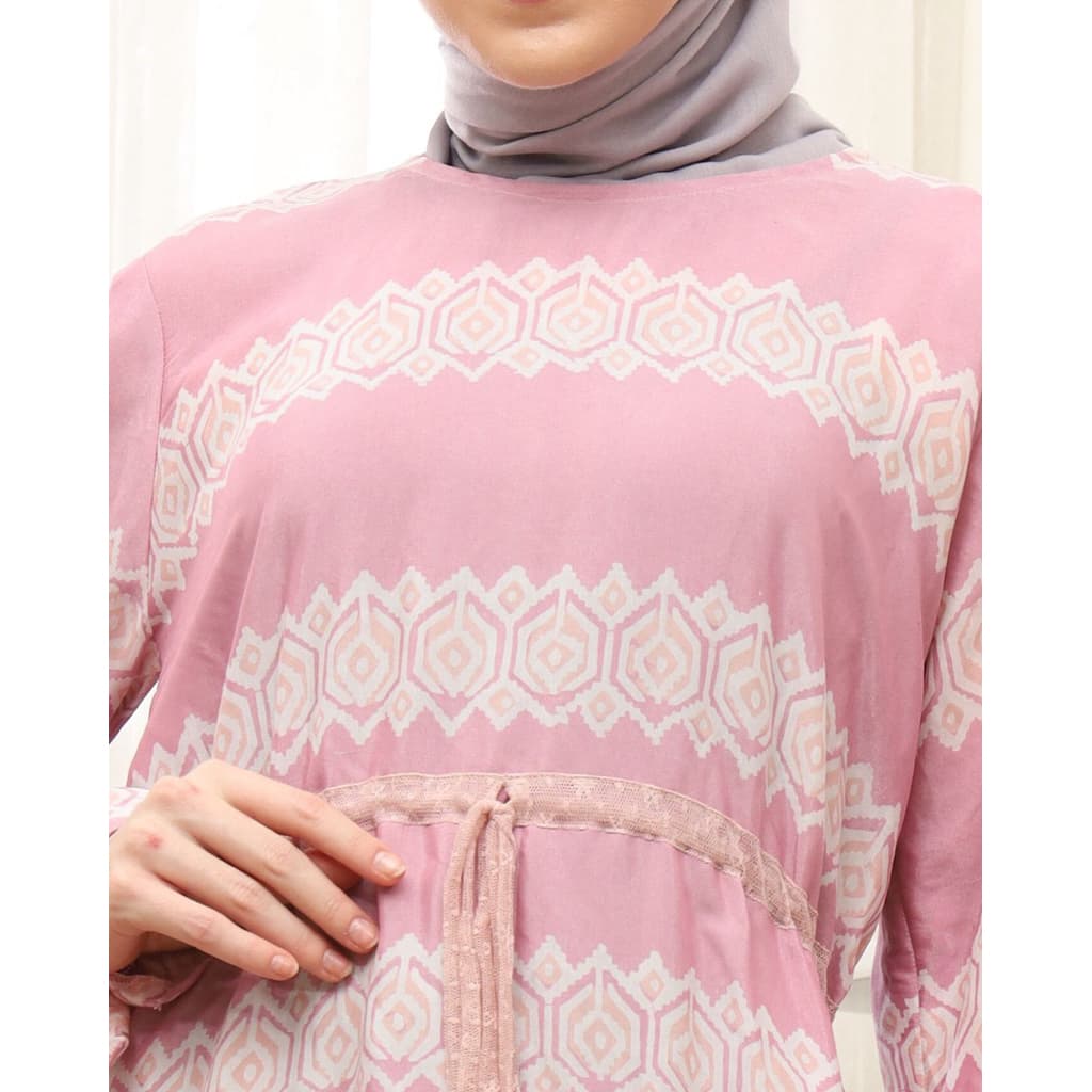 Gaun Afsin | Gaun Batik Daily | Gaun Batik Soft | Gaun Batik Cantik | Gaun Batik Non Payet 3