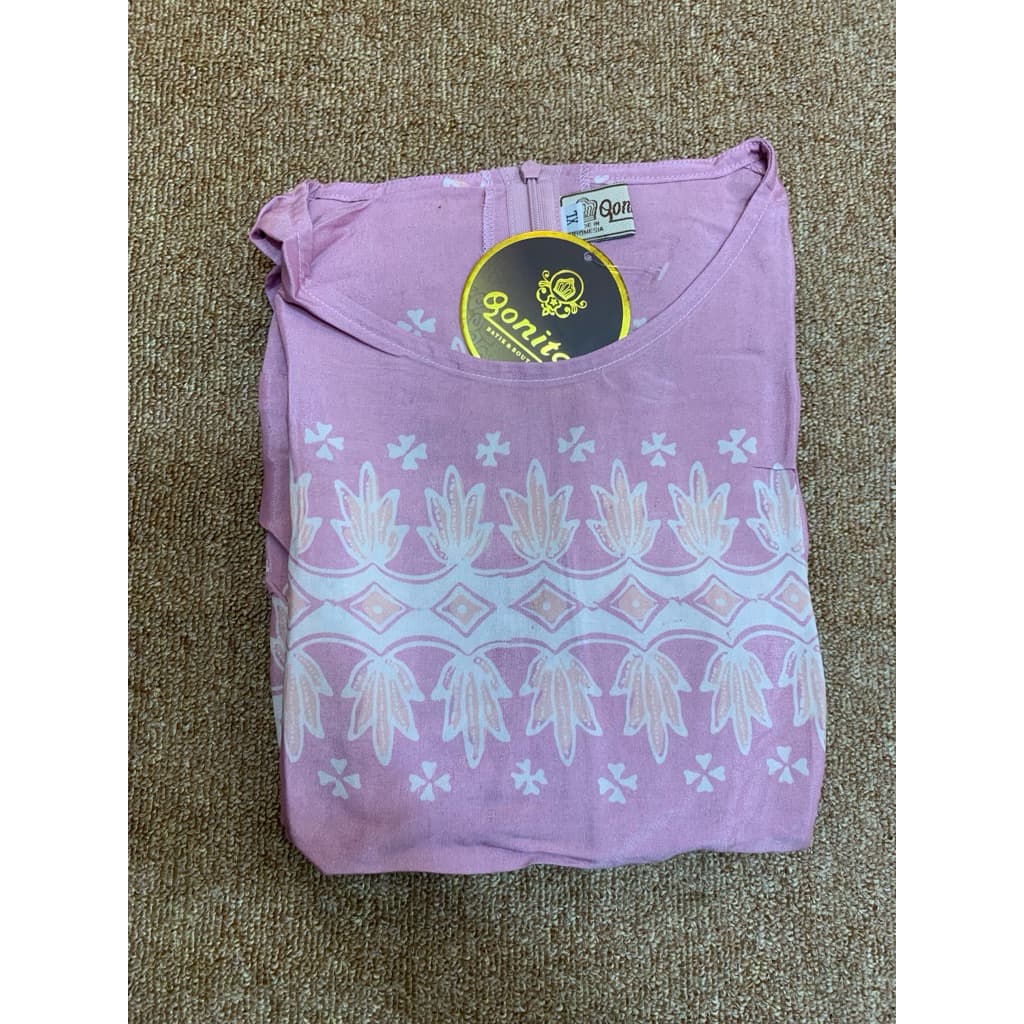 Gaun Afsin | Gaun Batik Daily | Gaun Batik Soft | Gaun Batik Cantik | Gaun Batik Non Payet 9