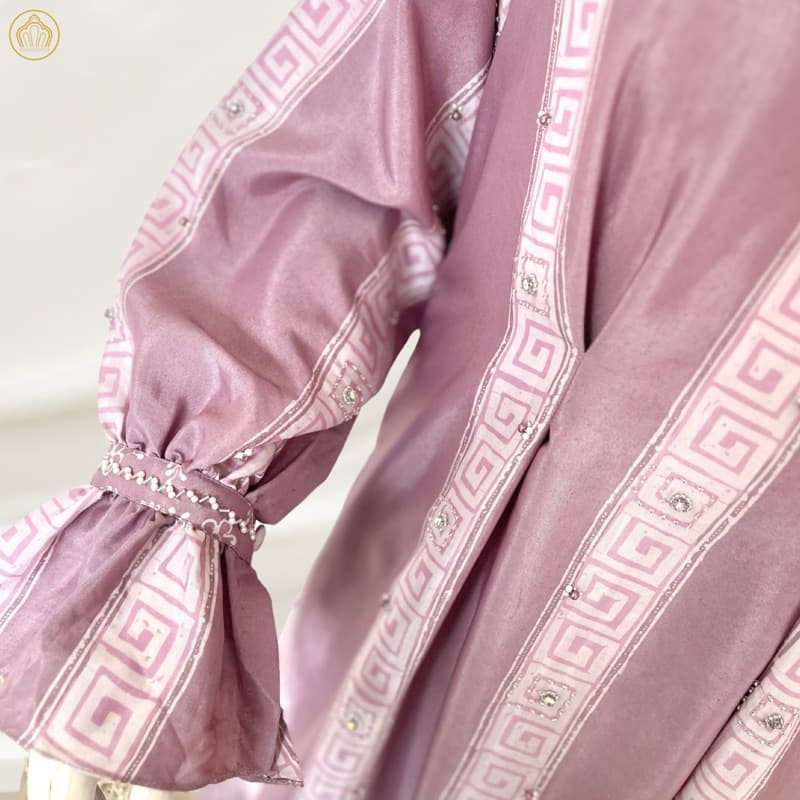 Gaun Ameera | Gaun Batik Soft | Gaun Batik Simple | Gaun Batik Elegant | Gaun Batik Berpayet | Gaun Batik Cantik 4