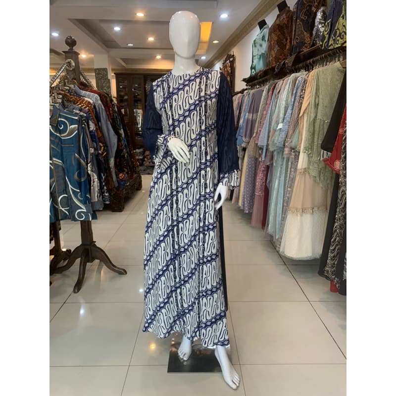 Gaun Ashadiya | Gaun Batik Simple | Gaun Batik Elegant | Gaun Batik Berpayet | Gaun Batik Pesta 2