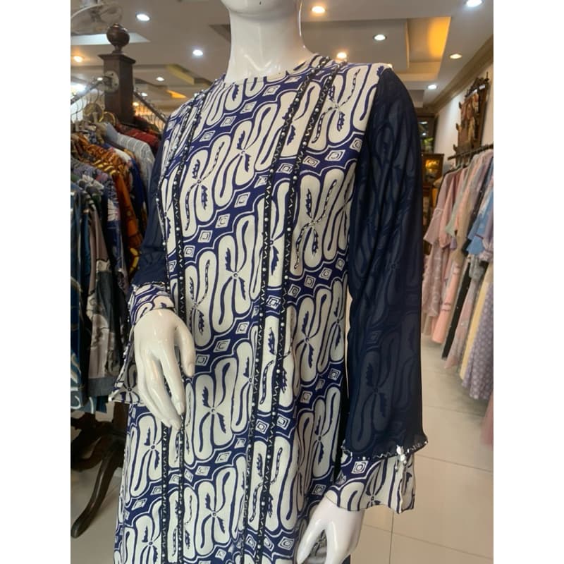 Gaun Ashadiya | Gaun Batik Simple | Gaun Batik Elegant | Gaun Batik Berpayet | Gaun Batik Pesta 4