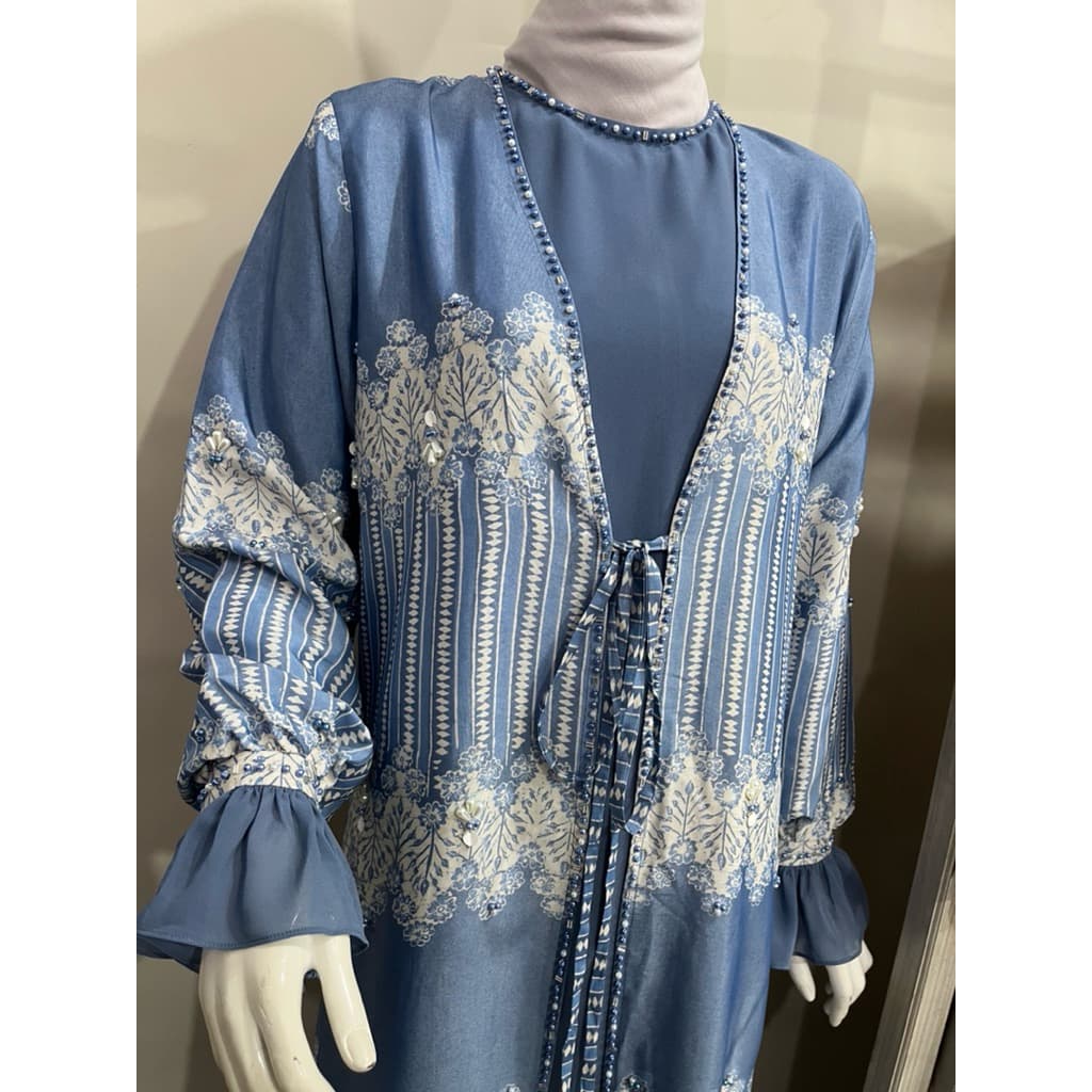 Gaun Ayra | Gaun Batik | Gaun Berpayet | Gaun Semi Outer | Qonita Batik 5