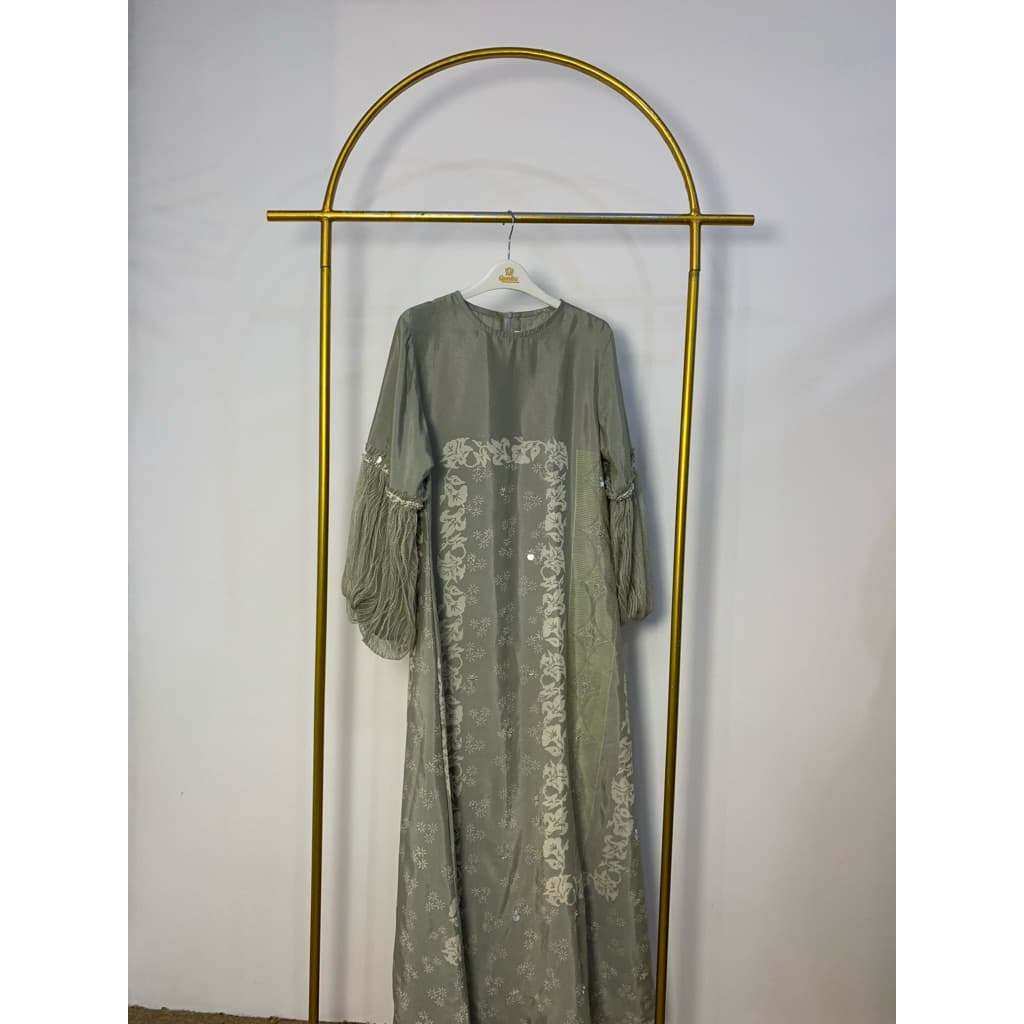 Gaun Belvia | Gaun Batik Premium | Gaun Batik Soft | Gaun Simple Elegant | Gaun Batik Berpayet 6