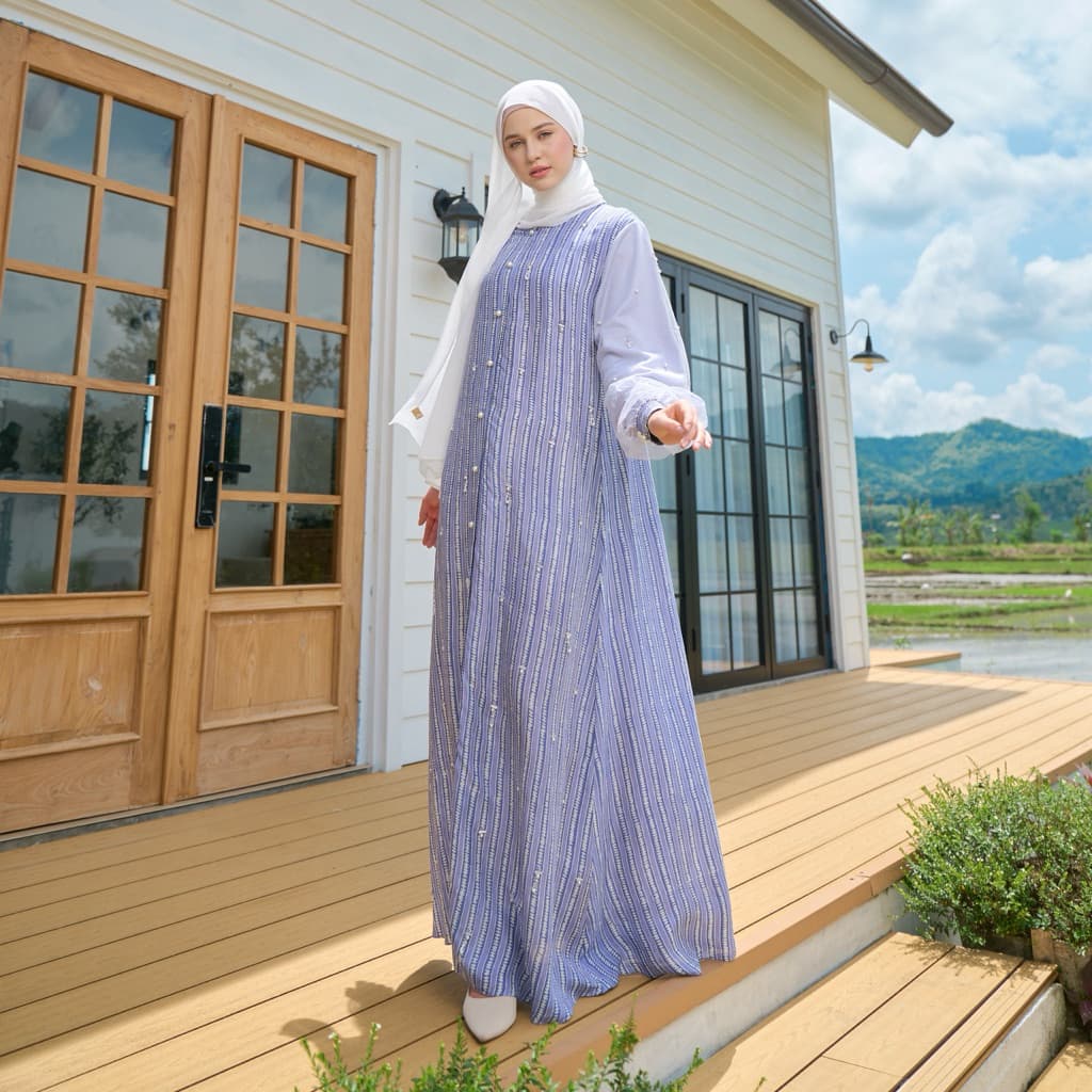 Gaun Benira | Gaun Batik Berpayet | Gaun Premium | Gaun Elegant