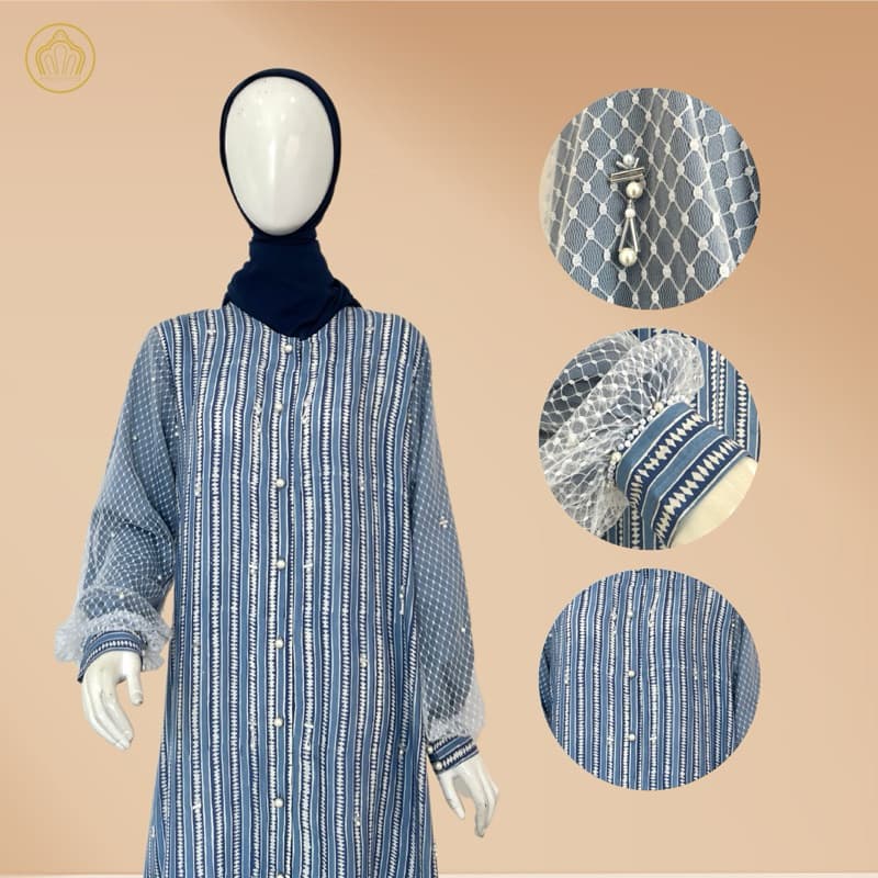 Gaun Benira | Gaun Batik Berpayet | Gaun Premium | Gaun Elegant 3