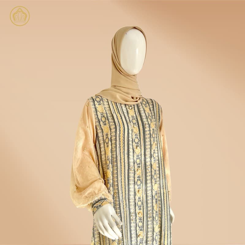 Gaun Benira | Gaun Batik Berpayet | Gaun Premium | Gaun Elegant 5