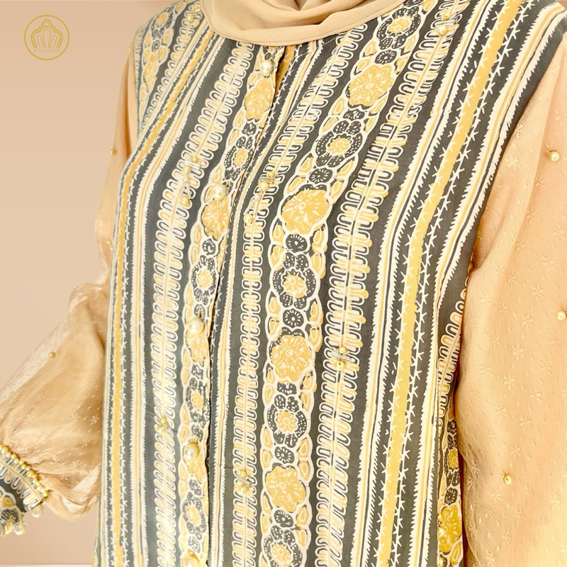 Gaun Benira | Gaun Batik Berpayet | Gaun Premium | Gaun Elegant 7