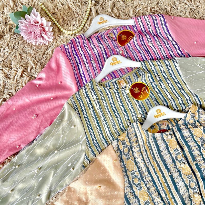 Gaun Benira | Gaun Batik Berpayet | Gaun Premium | Gaun Elegant 8