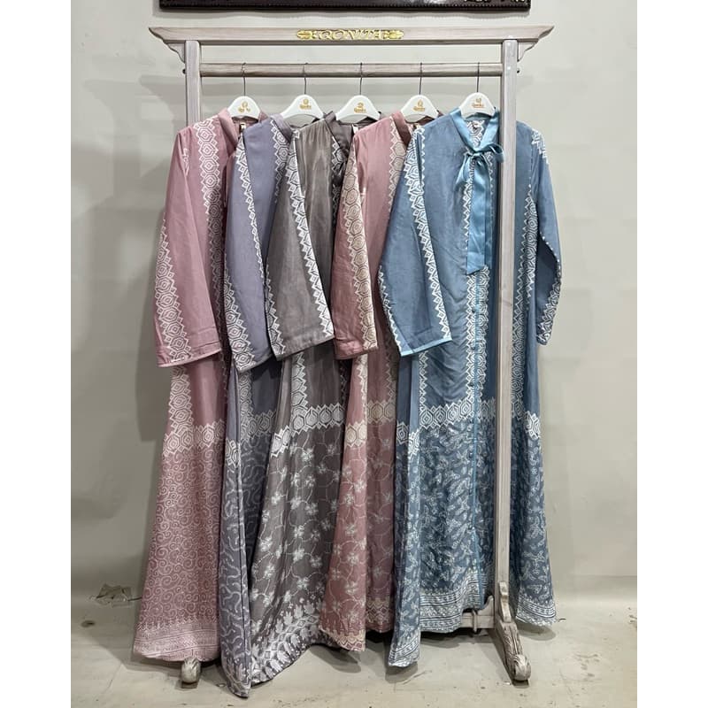 Gaun Bianca | Gaun Batik | Gaun Batik non Payet 4