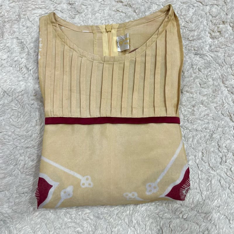 Gaun Bresilia | Gaun batik non payet | Gaun simple | Gaun Batik 3