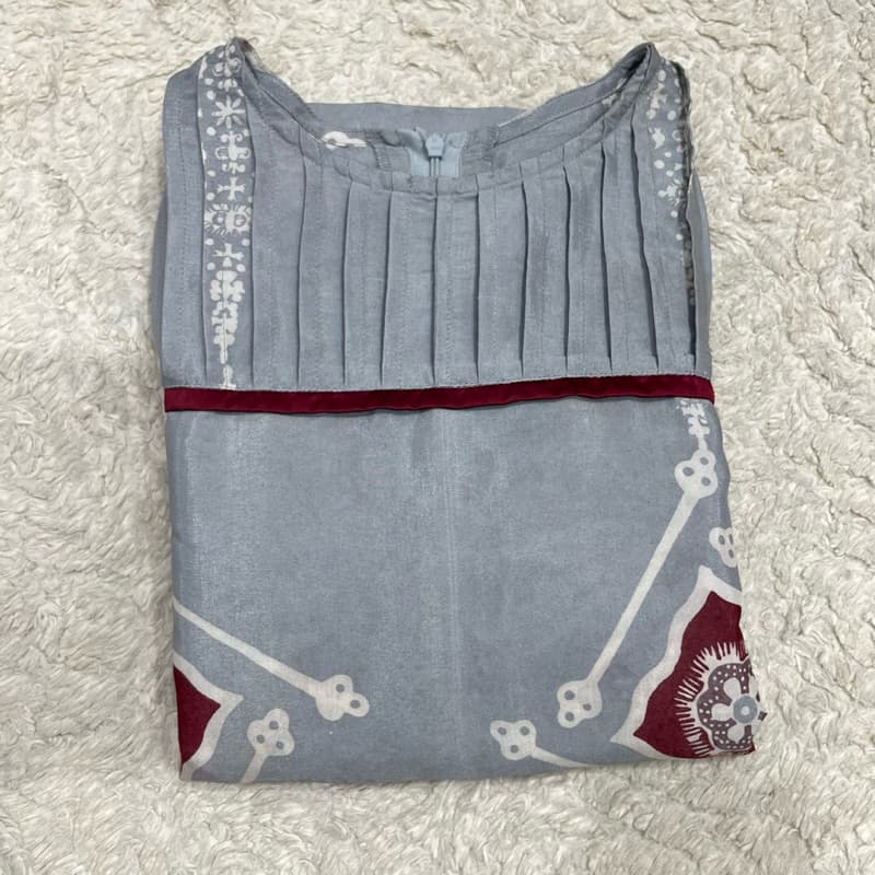 Gaun Bresilia | Gaun batik non payet | Gaun simple | Gaun Batik 4