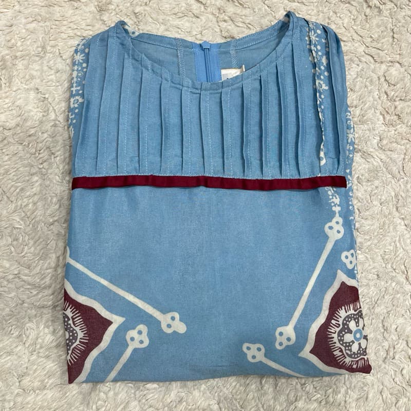 Gaun Bresilia | Gaun batik non payet | Gaun simple | Gaun Batik 9