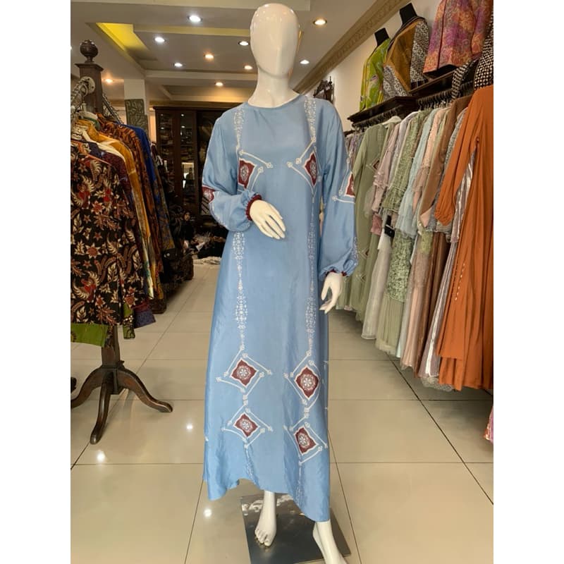 Gaun Brinia | Gaun Batik Daily | Gaun Simple | Gaun Batik Cantik | Gaun Daily 2