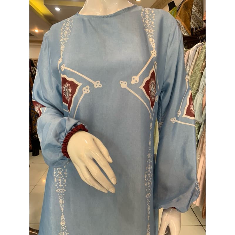 Gaun Brinia | Gaun Batik Daily | Gaun Simple | Gaun Batik Cantik | Gaun Daily 3