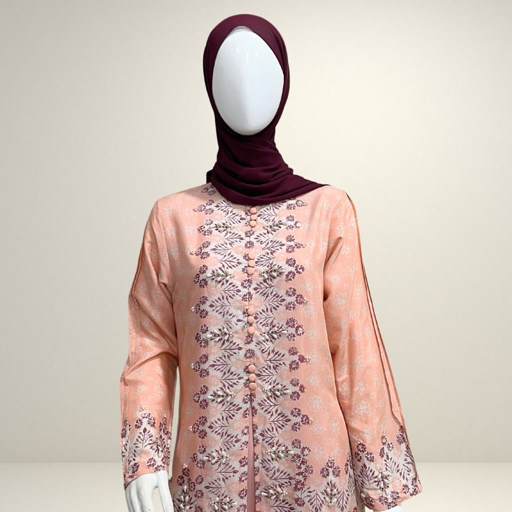 Gaun Eisha | Gaun Batik | Gaun Berpayet | Qonita Batik 2