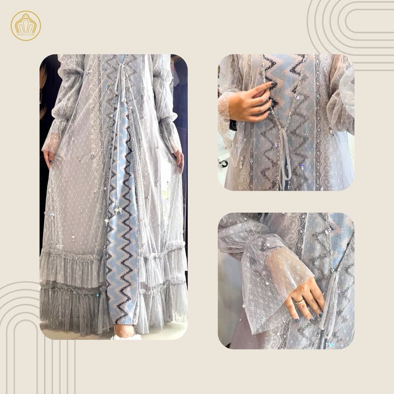Gaun Elmira | Gaun Batik | Gaun Berpayet | Gaun Outer 2