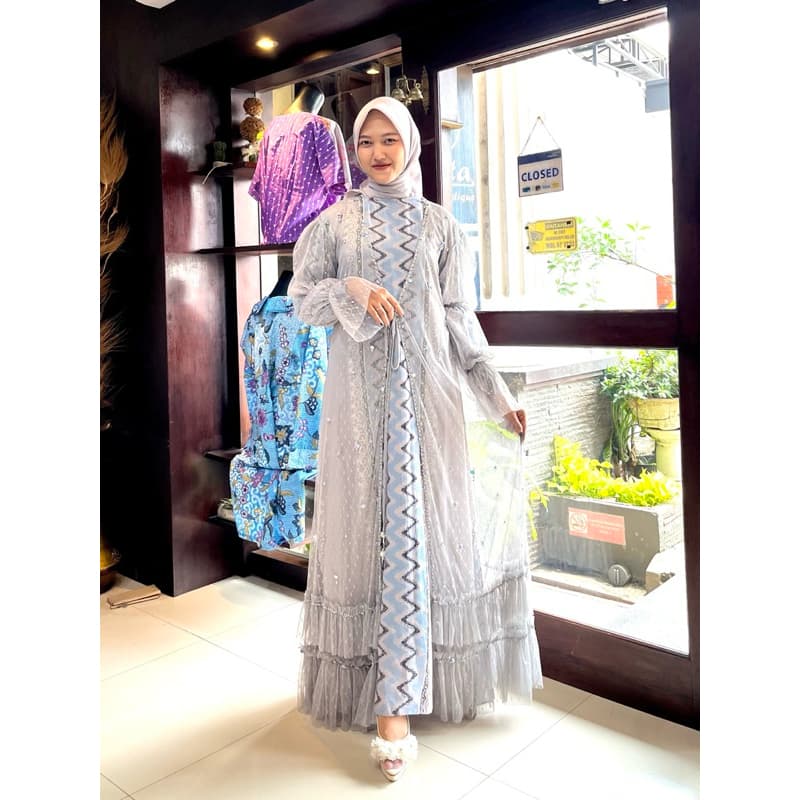Gaun Elmira | Gaun Batik | Gaun Berpayet | Gaun Outer 3