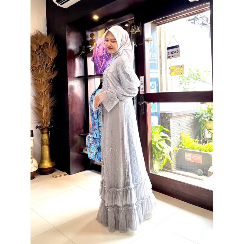 Gaun Elmira | Gaun Batik | Gaun Berpayet | Gaun Outer 4