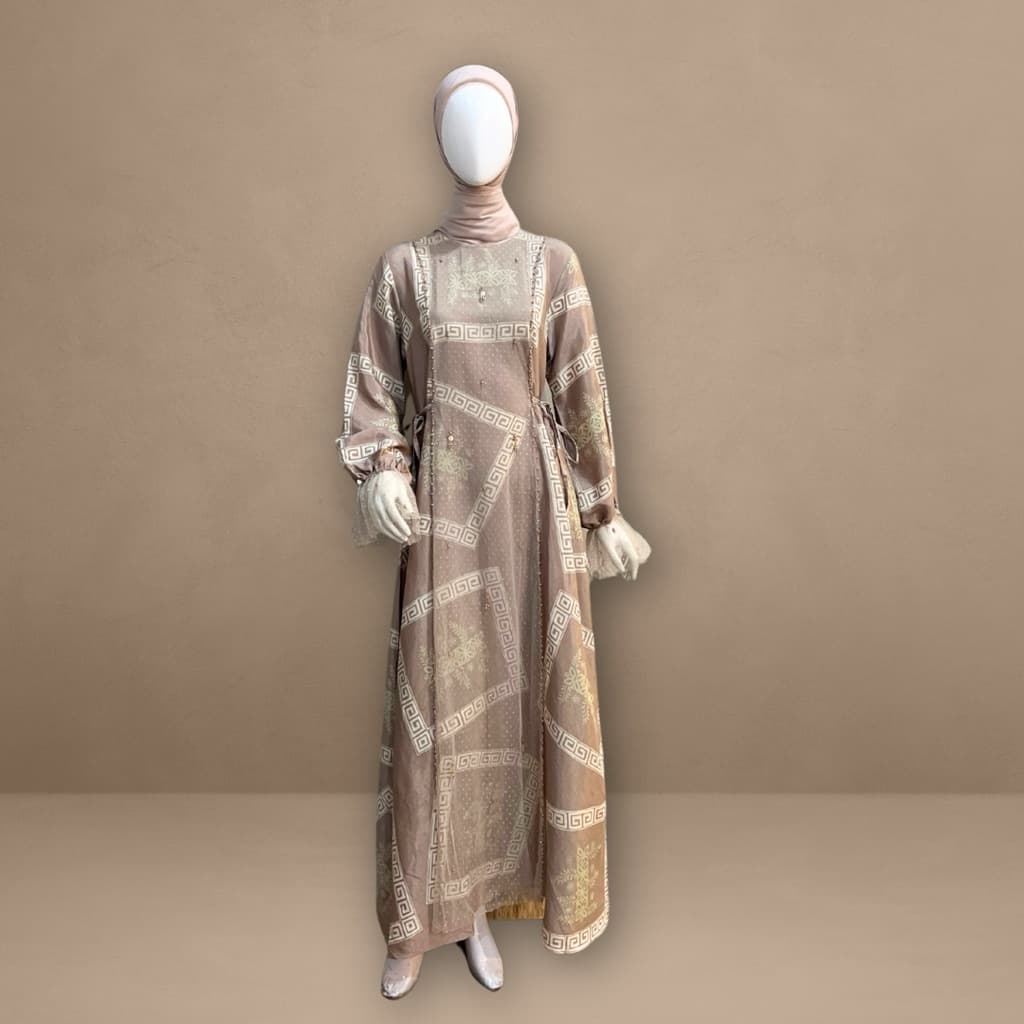 Gaun Ghania | Gaun Batik | Gaun Berpayet | Qonita Batik 2
