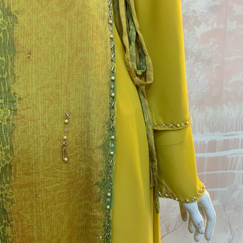 Gaun Kalista Sifon | Gaun Batik Soft | Gaun Batik Sifon | Gaun Batik Berpayet | Gaun Batik Cantik 3
