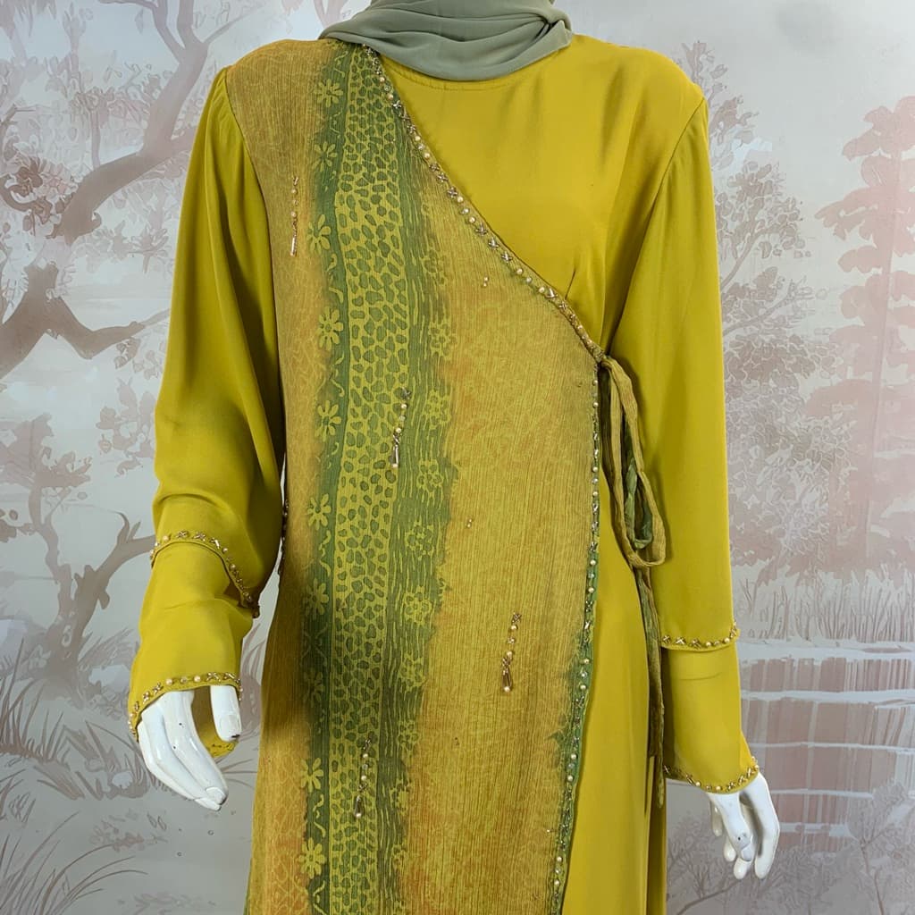 Gaun Kalista Sifon | Gaun Batik Soft | Gaun Batik Sifon | Gaun Batik Berpayet | Gaun Batik Cantik 4