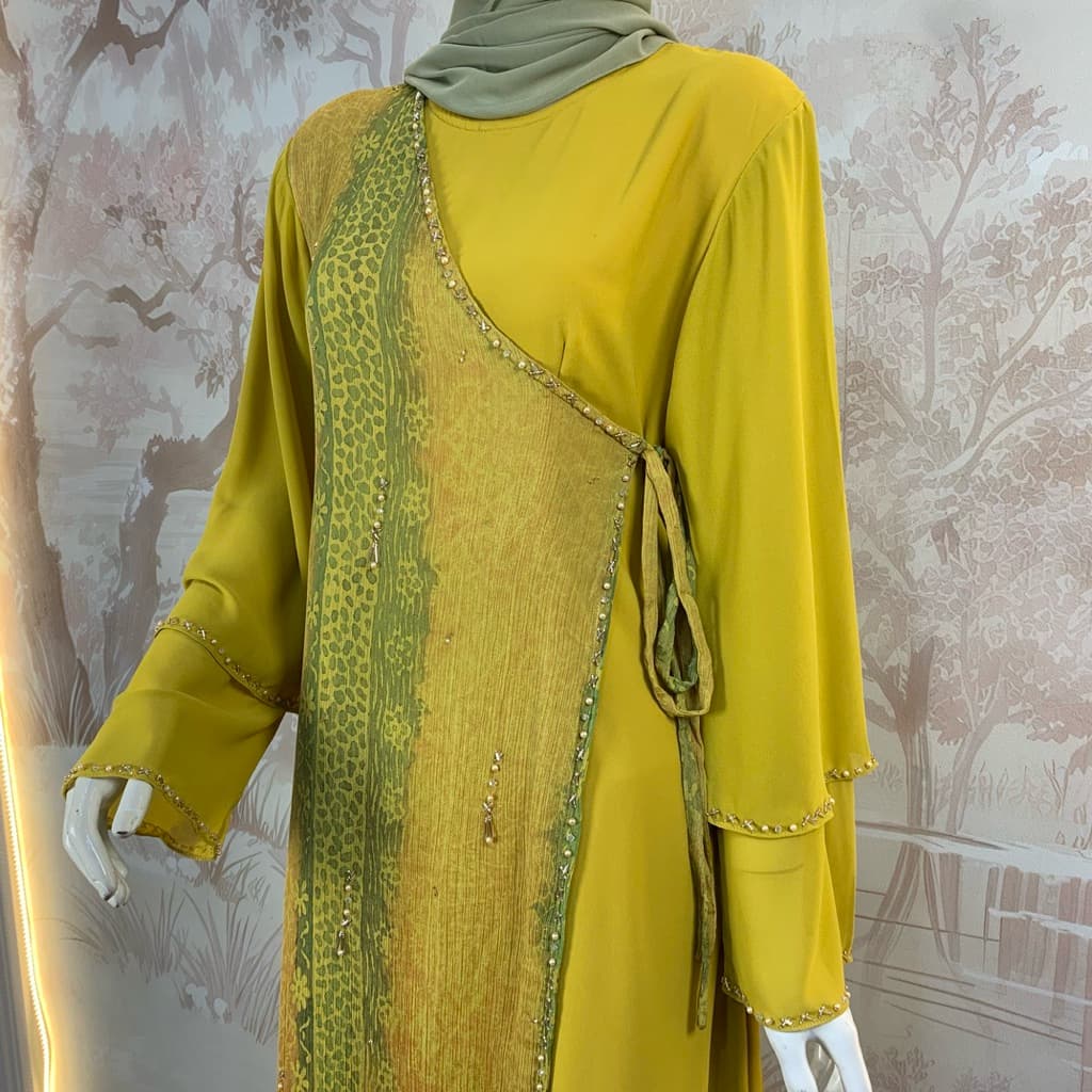 Gaun Kalista Sifon | Gaun Batik Soft | Gaun Batik Sifon | Gaun Batik Berpayet | Gaun Batik Cantik 5