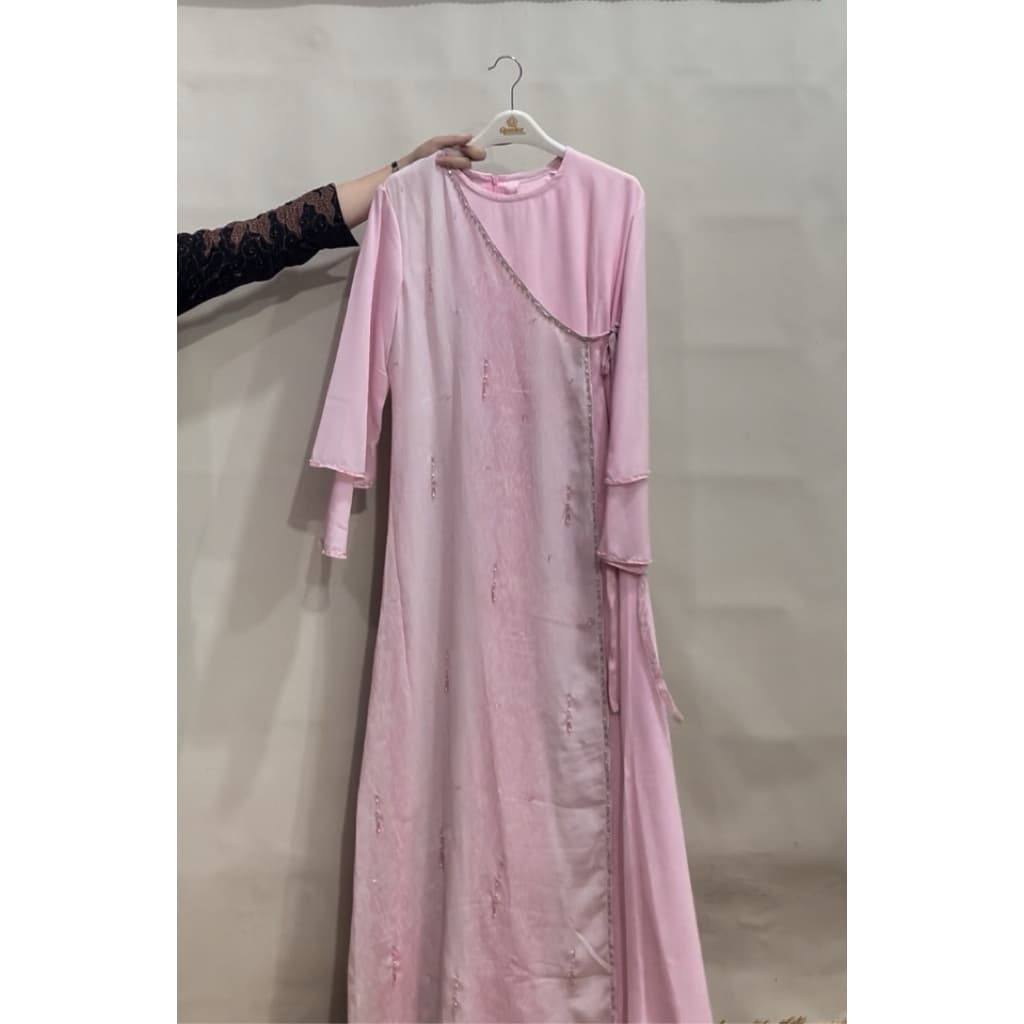 Gaun Kalista Sifon | Gaun Batik Soft | Gaun Batik Sifon | Gaun Batik Berpayet | Gaun Batik Cantik 9