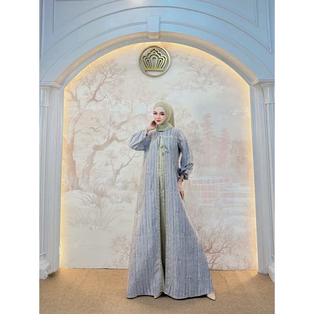 Gaun Kamala | Gaun Batik Soft | Gaun Batik Berpayet | Gaun Batik Cantik 3