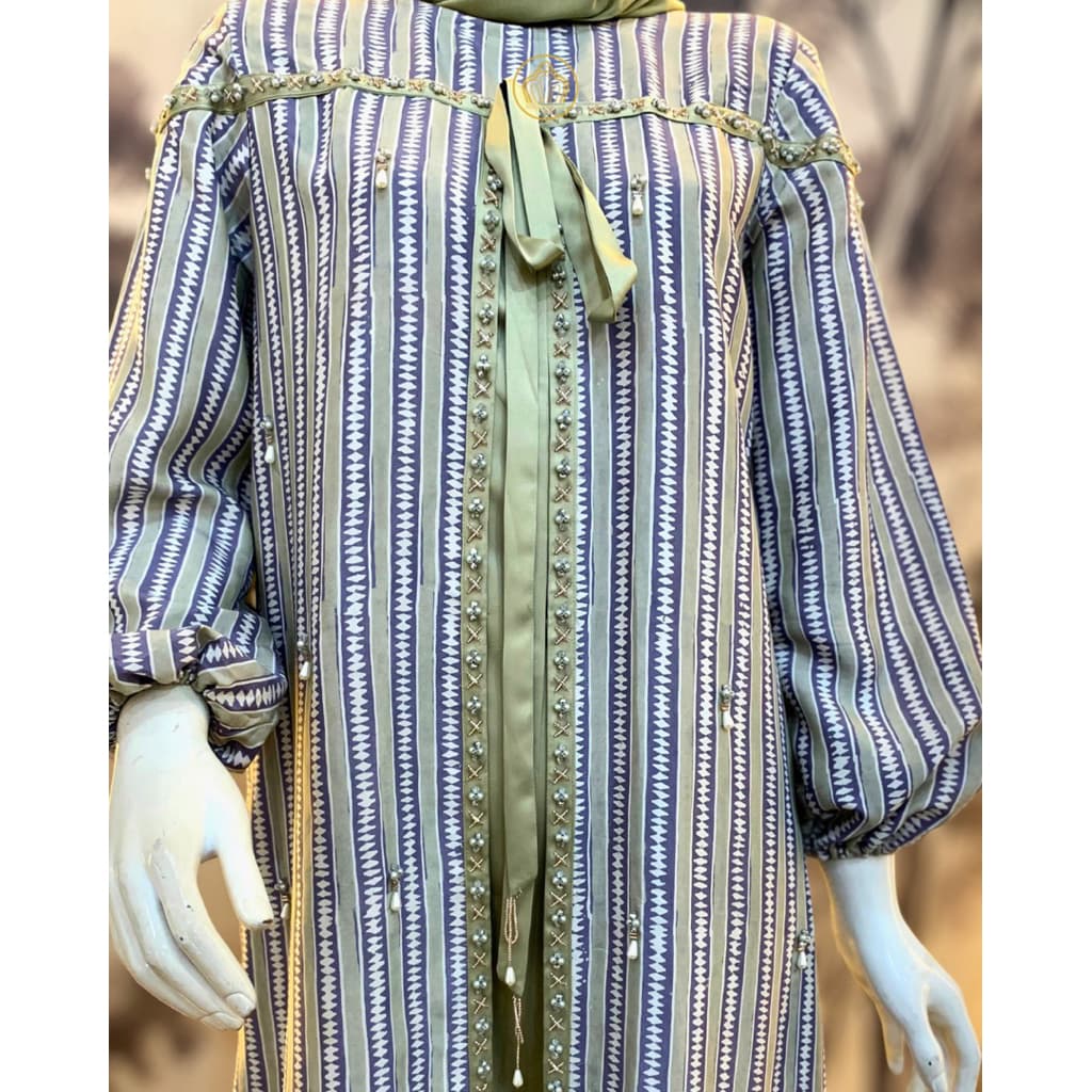 Gaun Kamala | Gaun Batik Soft | Gaun Batik Berpayet | Gaun Batik Cantik 6