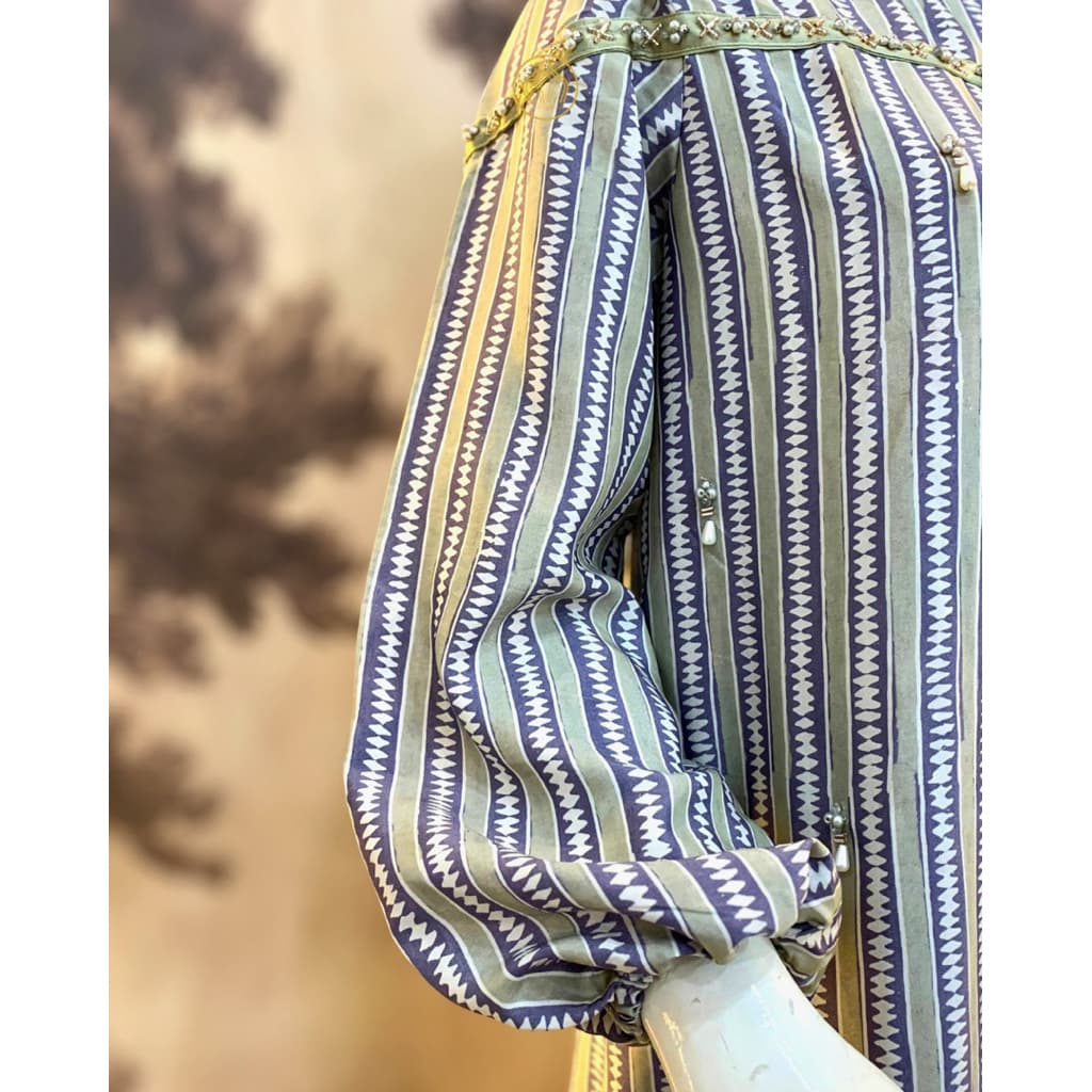Gaun Kamala | Gaun Batik Soft | Gaun Batik Berpayet | Gaun Batik Cantik 7