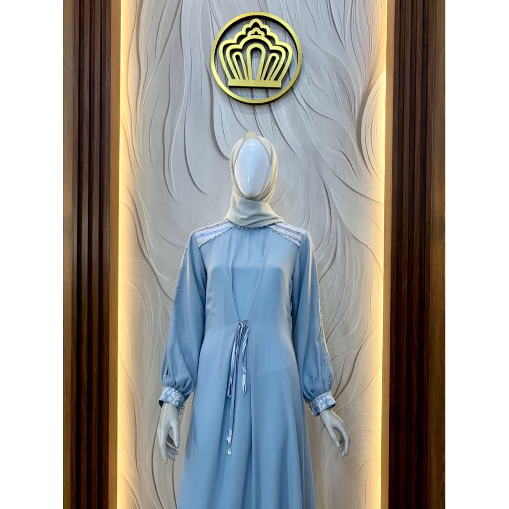 Gaun Kamari | Gaun Soft Batik | Gaun Batik Berpayet | Gaun Simple Elegant | Gaun Batik Soft | Gaun Batik Pesta 2