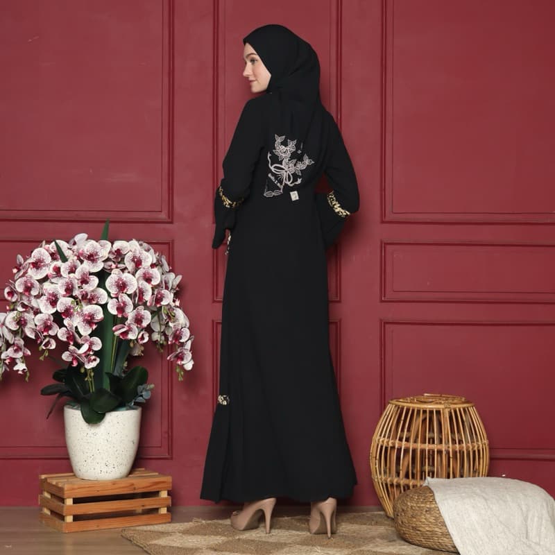 Gaun Luzera Sogan | Gaun Batik Sogan | Gaun Batik Klasik | Gaun Batik Elegant | Gaun Batik Simple | Gaun Daily 4