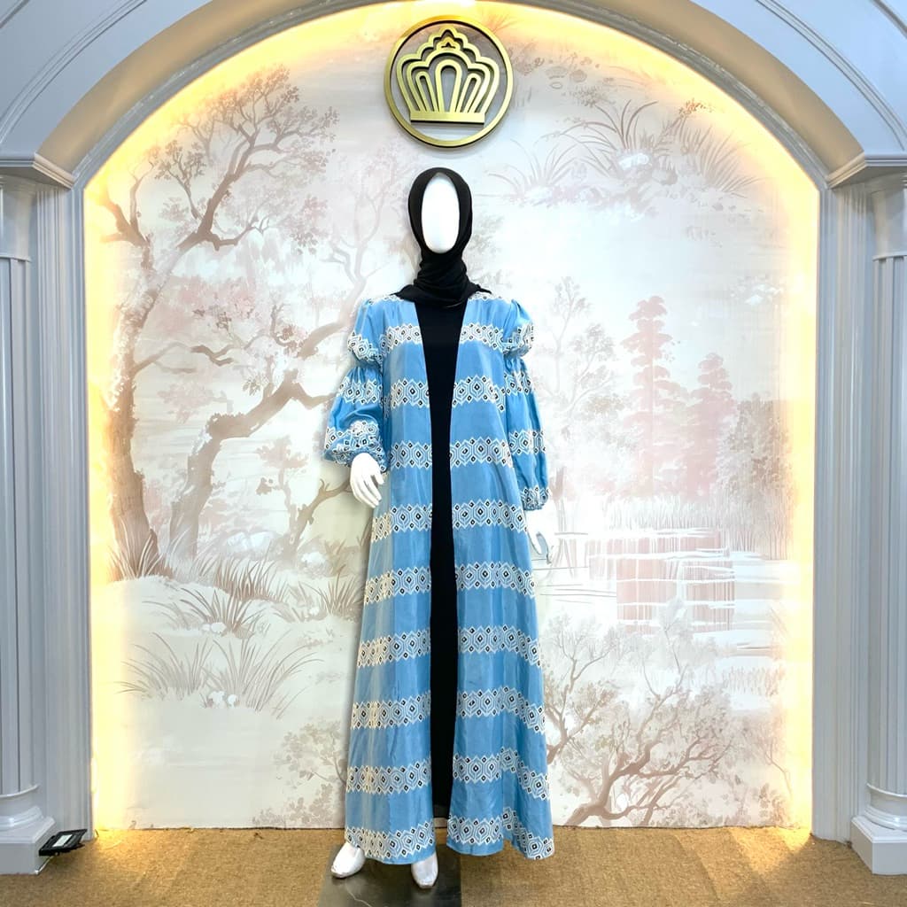 Gaun Outer Adhella | Gaun Inner Outer Terpisah | Gaun Outer Simple | Gaun Batik Casual | Gaun Batik Soft