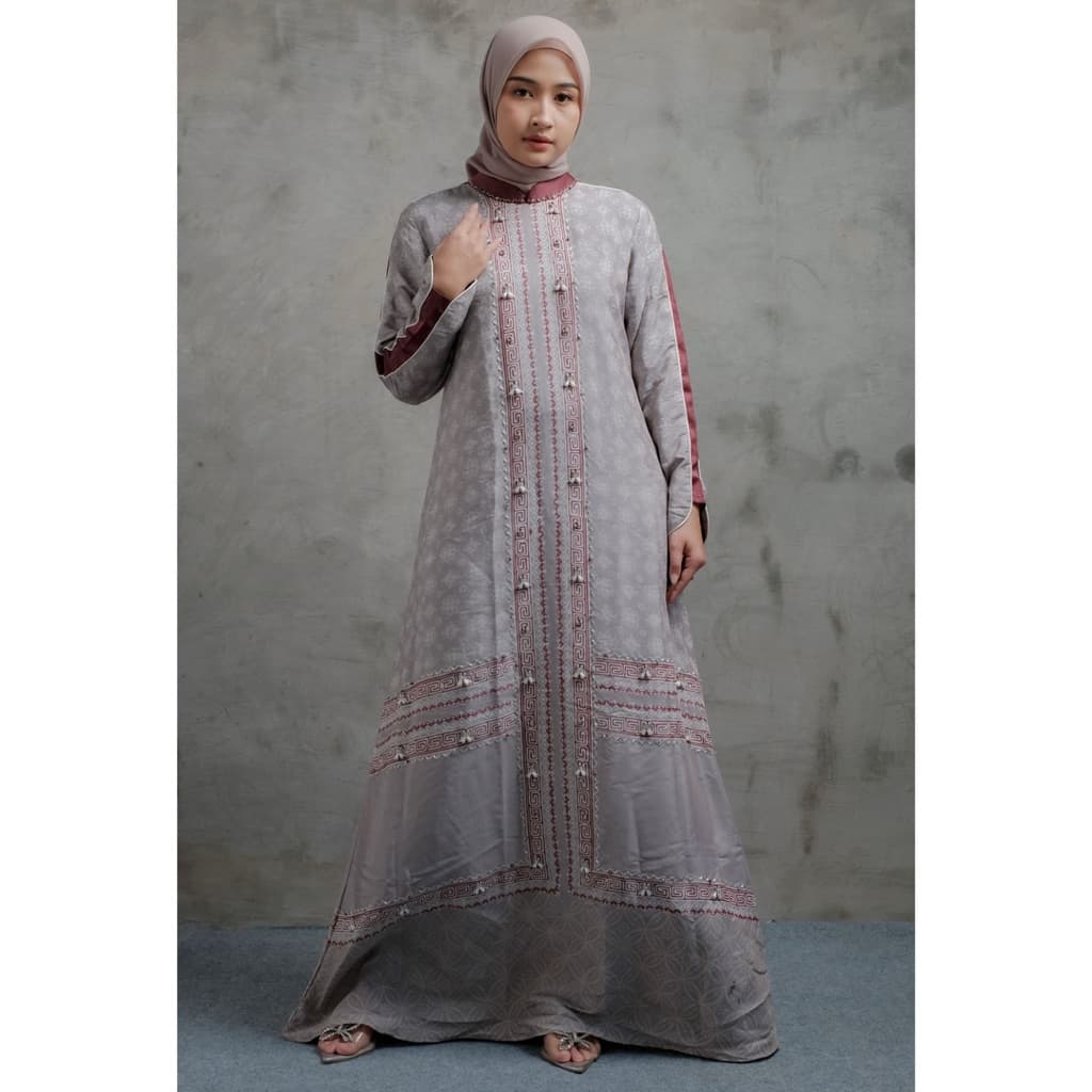Gaun Parisha | Gaun Batik Premium | Gaun Berpayet | Gaun Elegant