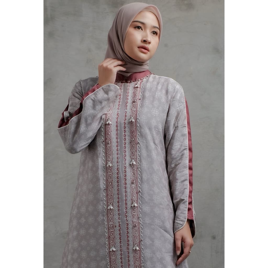 Gaun Parisha | Gaun Batik Premium | Gaun Berpayet | Gaun Elegant 3