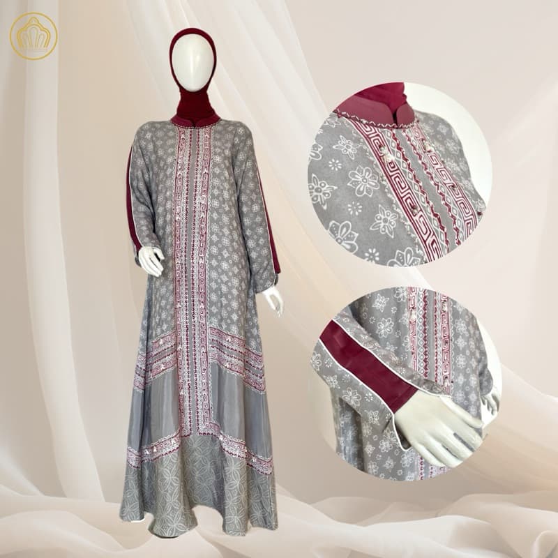 Gaun Parisha | Gaun Batik Premium | Gaun Berpayet | Gaun Elegant 7