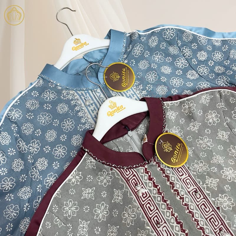 Gaun Parisha | Gaun Batik Premium | Gaun Berpayet | Gaun Elegant 9
