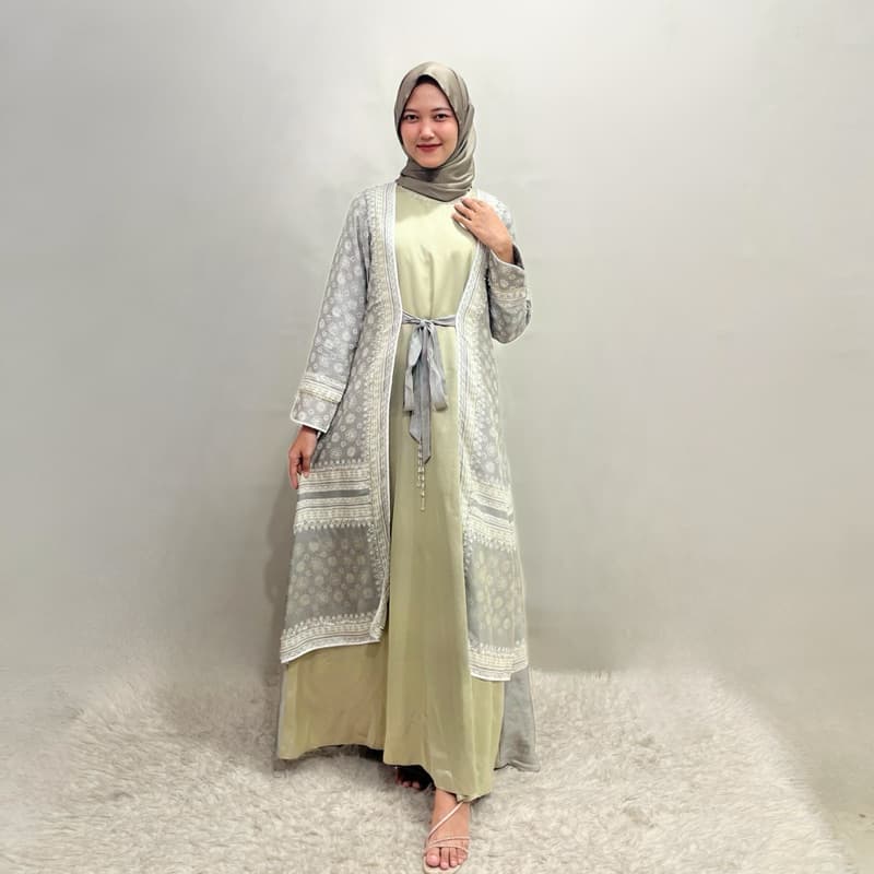 Gaun Piruza | Dress Batik | Dress Berpayet | Dress Elegant | Dress Pesta 4