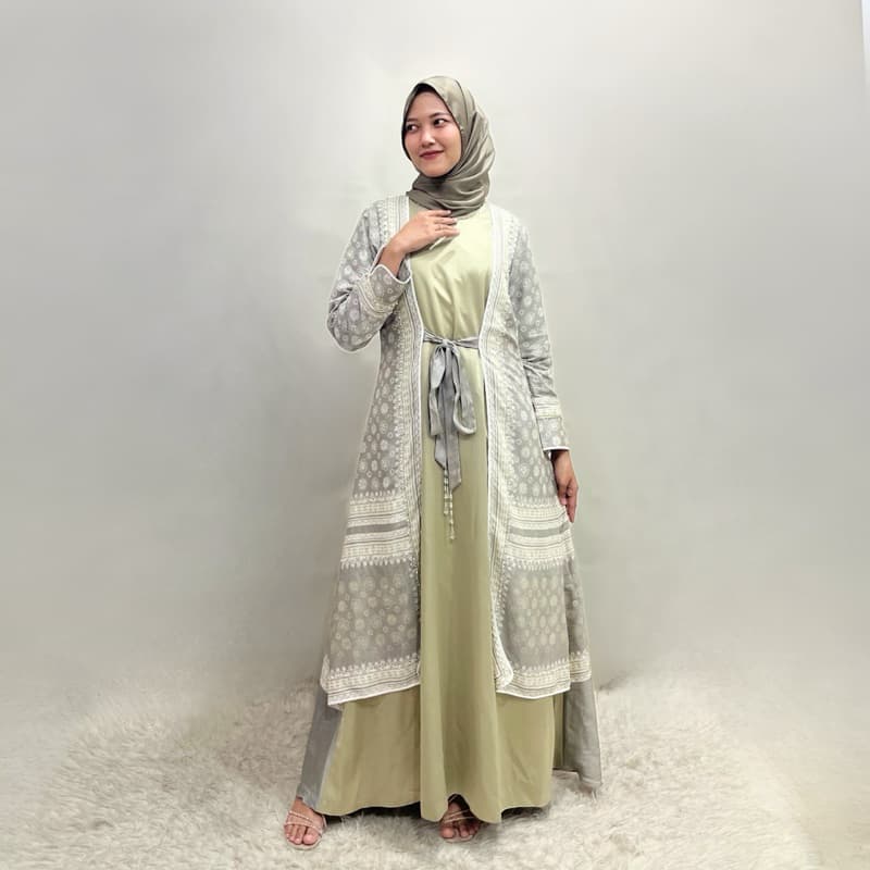 Gaun Piruza | Dress Batik | Dress Berpayet | Dress Elegant | Dress Pesta 6