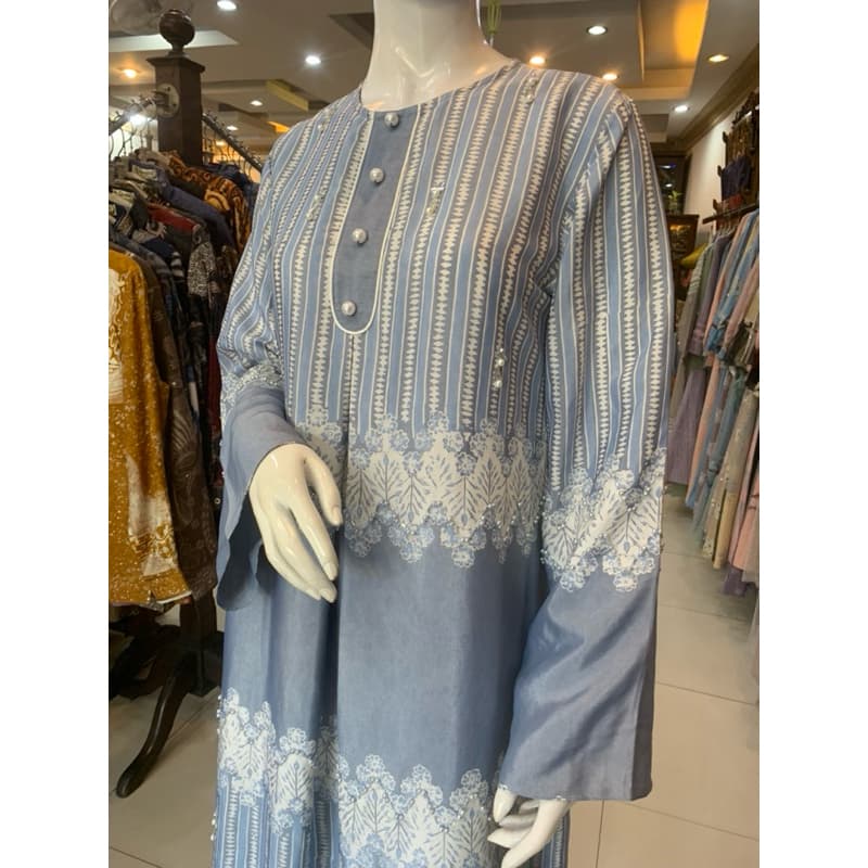 Gaun Razella | Gaun Batik | Gaun Simple Elegant | Gaun Batik Premium 4