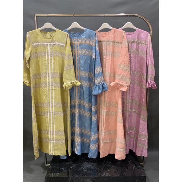 Gaun Sabhira | Gaun Batik Daily | Gaun Simple | Gaun Batik Soft | Gaun Simple | Gaun Sehari-hari 4
