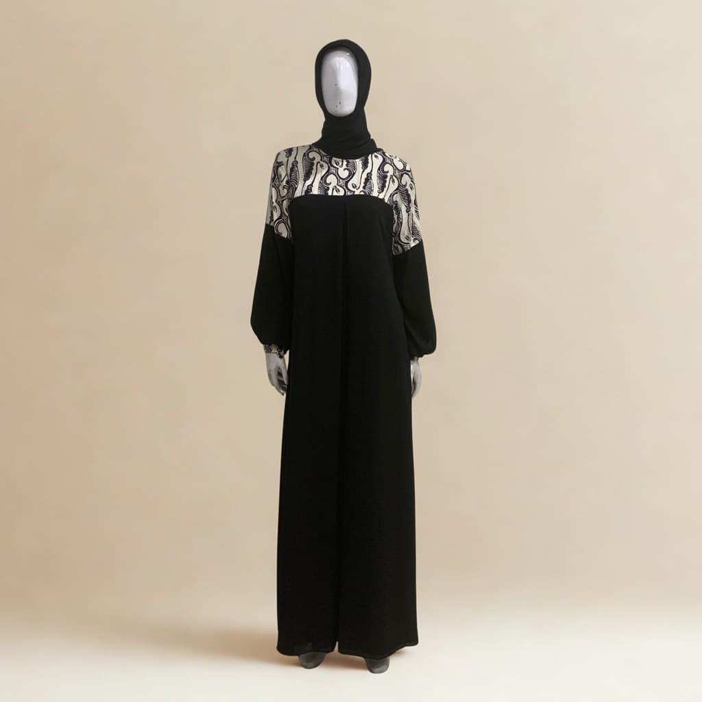 Gaun Tarisca | Gaun Batik Daily | Gaun Batik Elegant | Gaun Batik Simple | Gaun Batik Klasik | Gaun Batik 7